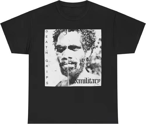 2026 Summer Death Grips Exmilitary Classic Album Tour Merchandise T-shirt Men Women Oversized Streetwear Tee Unisex Fashion
