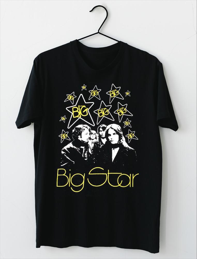 Коллекция Big Star Band Хлопковая футболка с коротким рукавом Черная Все размеры Унисекс