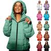 Womens Jacket Winter Warm Packable Lightweight Oversized Long Sleeve Hooded Coats With Pocket