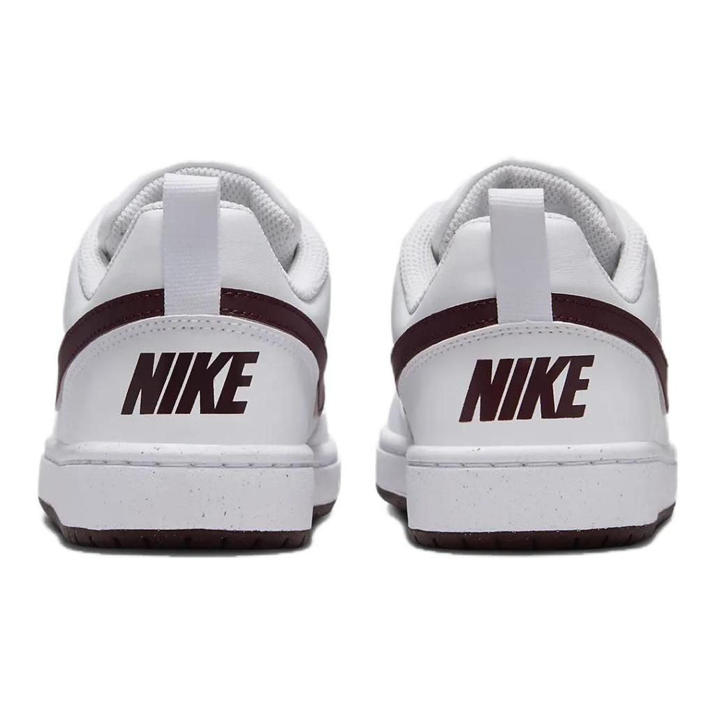 Nike Кроссовки Court Borough Low Recraft Белый Бордовый Crush (GS)
