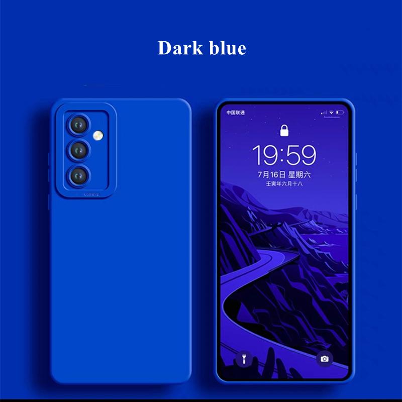 Для Samsung Galaxy A55 5G чехол Samsung Galaxy A55 Funda Camera Protector жидкий силиконовый чехол-накладка цвета конфет Galaxy A55