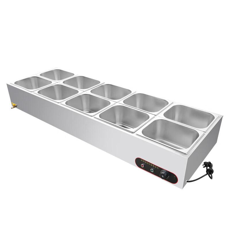 Commercial 12-Basin Tabletop Food Warmer
