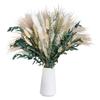 Handmade Dried Flower with Phragmites Communis and Rabbit Tail for Farmhouses Style Arrangement and Stable Gift