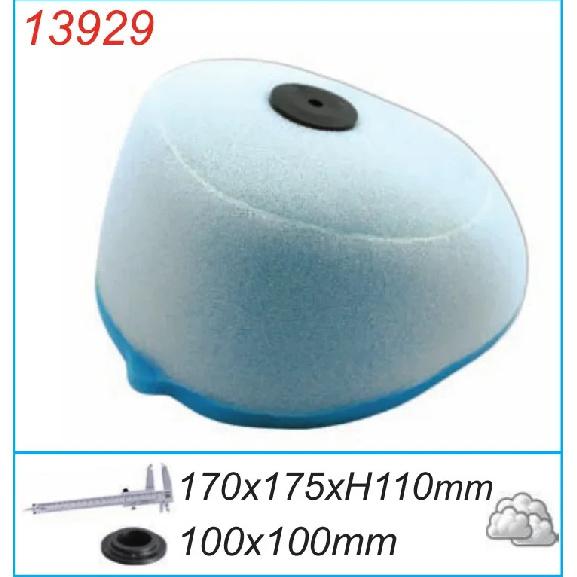Motorcycle Air Foam Filter For Suzuki RM125 04-12 RM250 03-12 RM-Z250 RMZ250 RMZ 250 07-18 RM-Z450 RMZ450 05-17