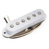 Musiclily Pro ST-FAT60S Ступенчатые синглы Alnico 2 с нековым звукоснимателем для электрогитары Strat, Белые