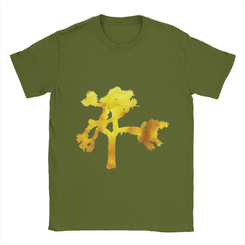 Awesome U2 Joshua Tree Gold TShirts for Men O Neck 100 Cotton T Shirt Short Sleeve Tee Shirt Gift Idea Clothing