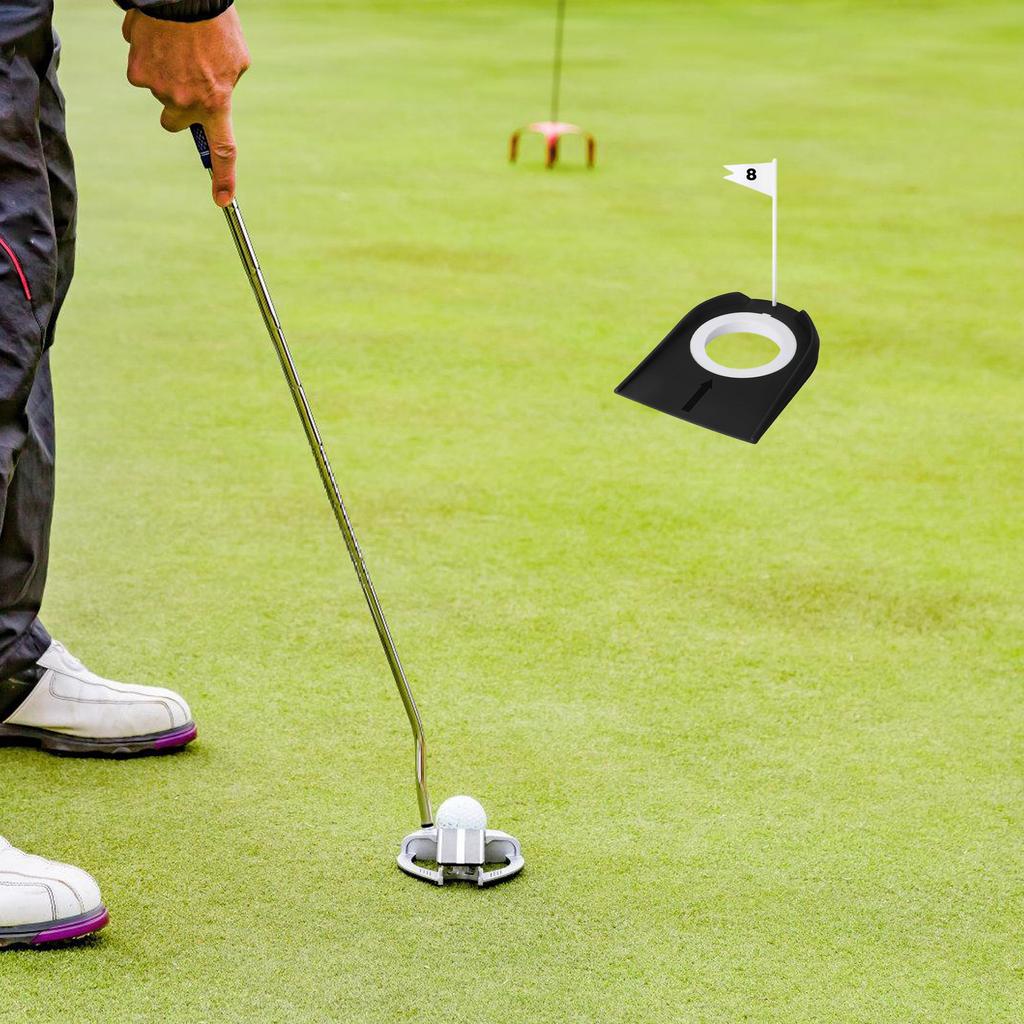 9 шт. Тренажер для гольфа Putting Green для помещений и улицы, Чаша для паттинга с флажками, Тренажеры для лунки в гольфе для взрослых и детей