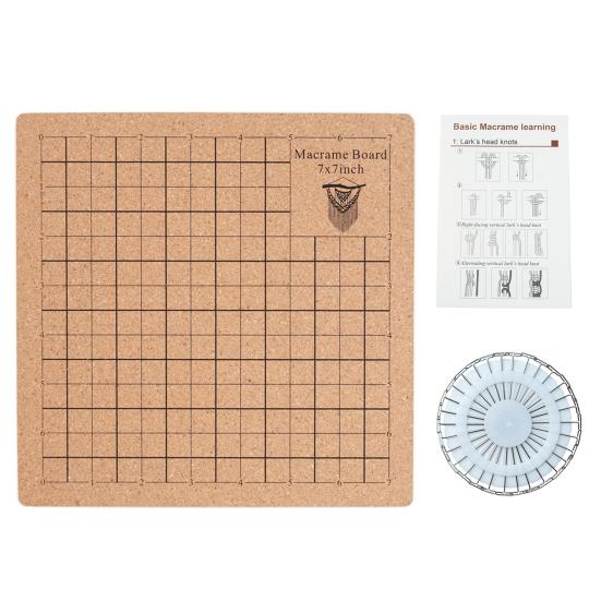 1 комплект плетеной доски, простой в использовании, прочный многоразовый инструмент для изготовления браслетов с Т-образной иглой, бытовой