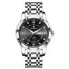 BANGWEI Fashion Luxury Stainless Steel Men Calendar Quartz Watch Mens Business Watches for Man Clock Reloj Hombre