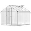 8 X 6ft Aluminium Frame Greenhouse