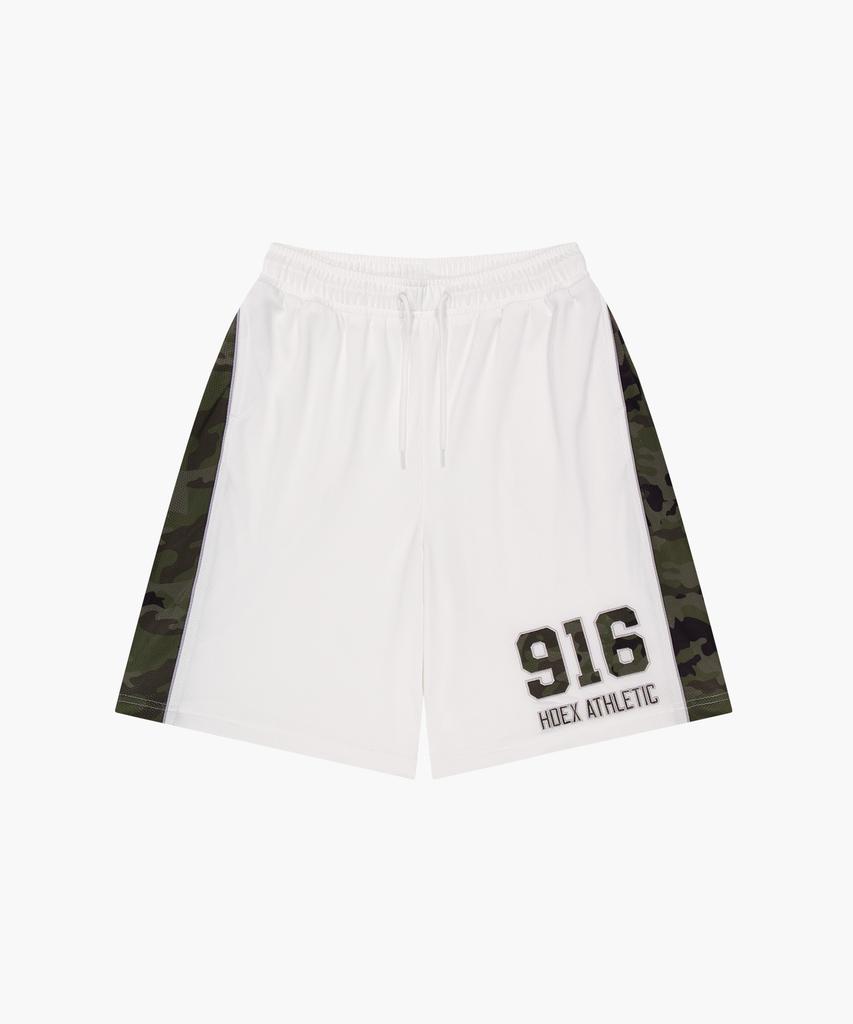 HDEX Camo Block Mesh Bermuda Shorts (White)