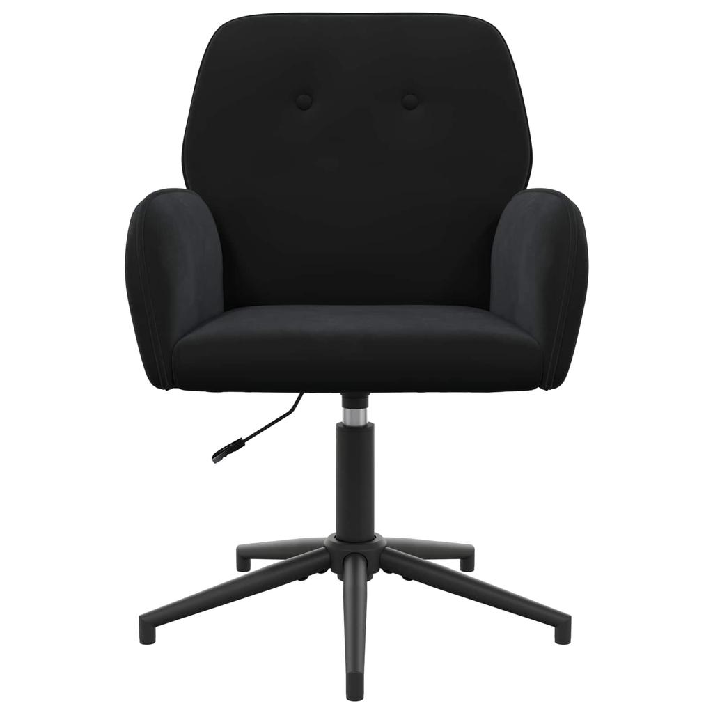 Swivel Chairs 2 Pcs. 54 x 55 x 90 cm Black Velvet