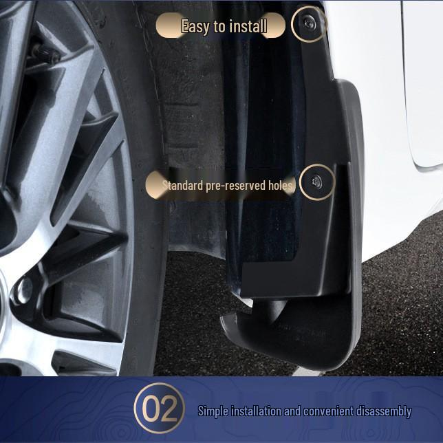 Volkswagen T-Roc 280 TSI 2023 Front and Rear Tire Mudguards Modification