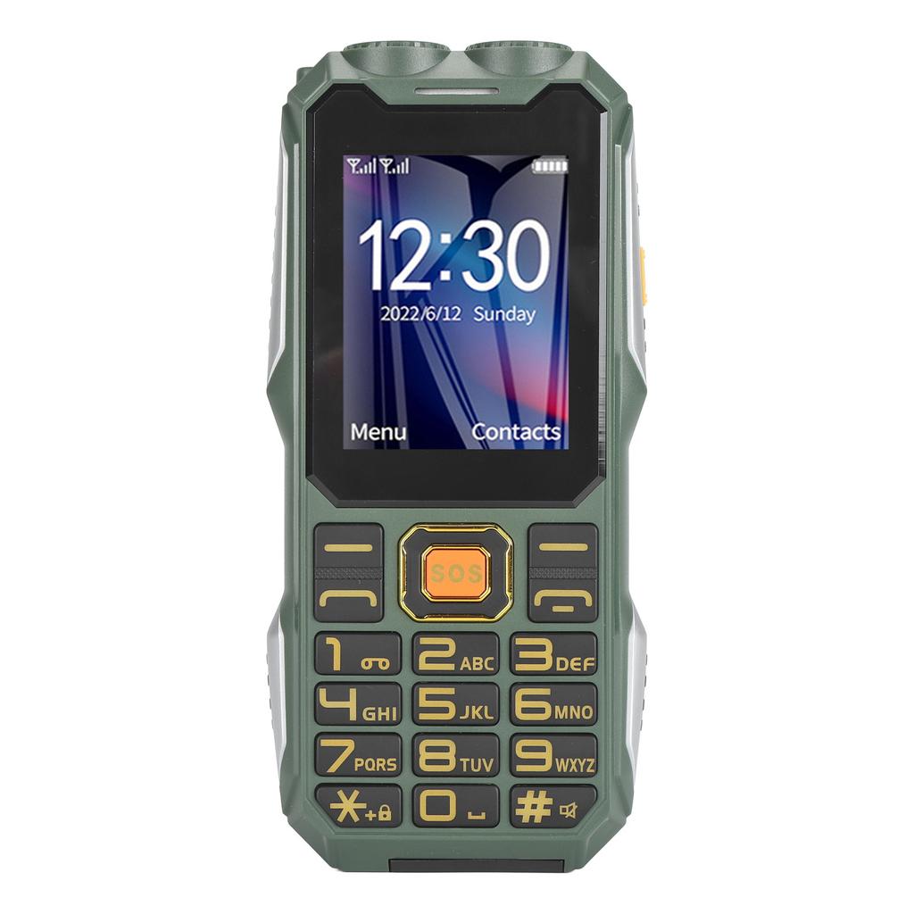 4G прочный старший сотовый телефон 2,6-дюймовый экран большая кнопка 16800 мАч двойной светодиодный фонарик иностранный