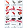Forklift parts 7FB10-30 accelerator pedal accelerator pedal for TOYOTA OEM 26615-12240-71
