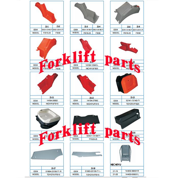 Forklift parts 7FB10-30 accelerator pedal accelerator pedal for TOYOTA OEM 26615-12240-71