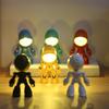 Creative DIY Robocop Night Light - Cute Cartoon Robot Hero Desk Lamp Figurine