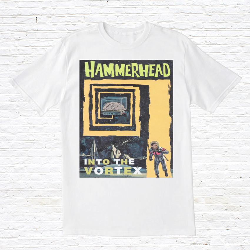 Unisex shirt Cotton Oversize Large Size Hammerhead 'Into The Vortex' T-Shirt