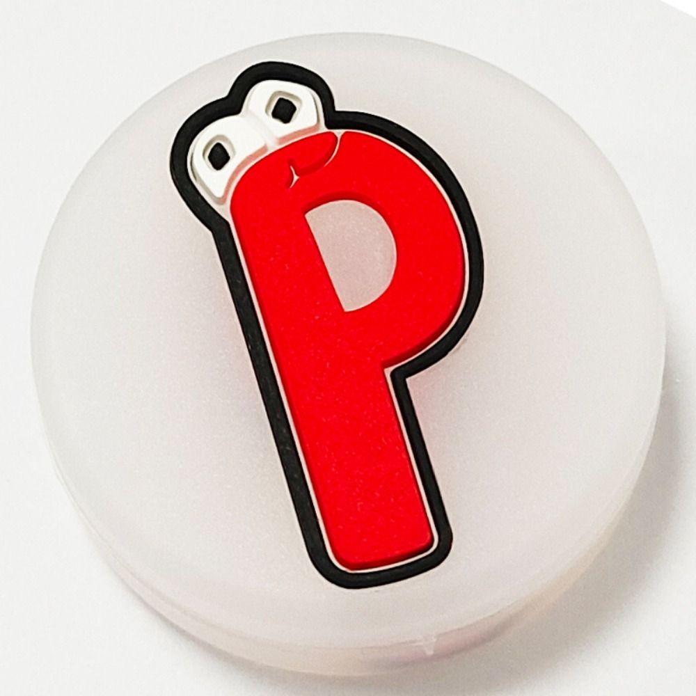 Силиконовый теннисный амортизатор с 26 английскими буквами, теннисная ракетка, амортизатор, ракетка для сквоша