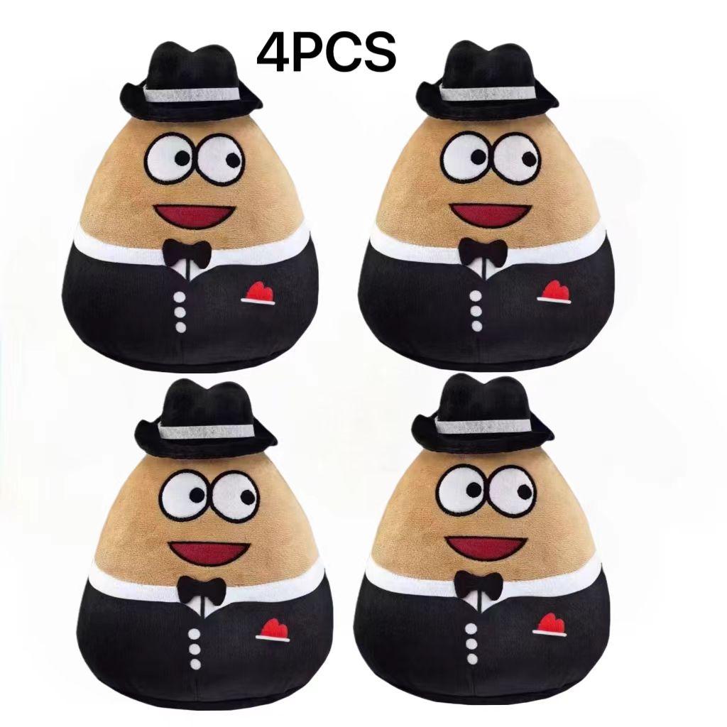 Новые горячие плюшевые игрушки My Pet Alien Pou Аниме Игра The Maw Кукла Pou Каваи Мультяшная Мягкая набивная подушка Детский День Рождения Рождественский Подарок
