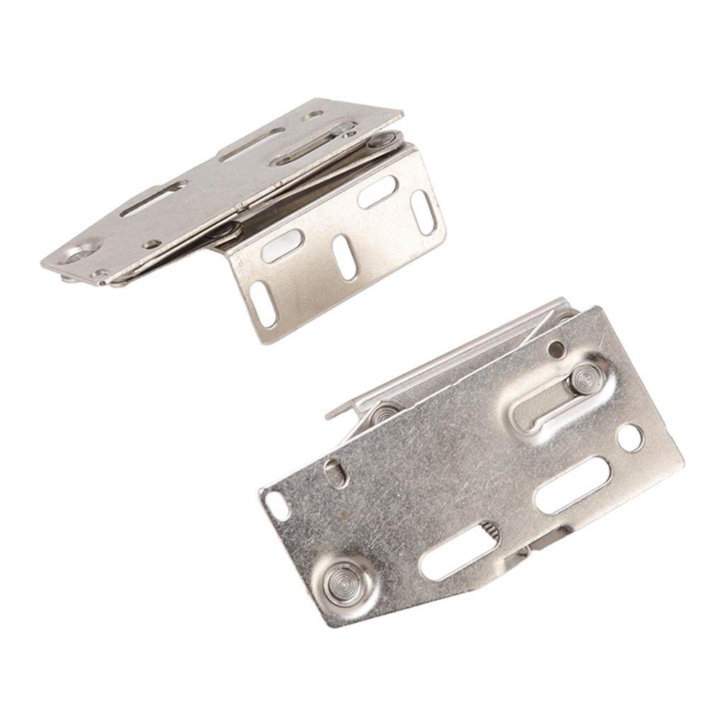 2 комплекта петель для дверцы шкафа, откидные петли-ножницы с пружиной для мебели, 45 градусов вниз