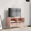 VidaXL Meuble TV rose 68x39x43,5 cm acier laminé à froid 851317