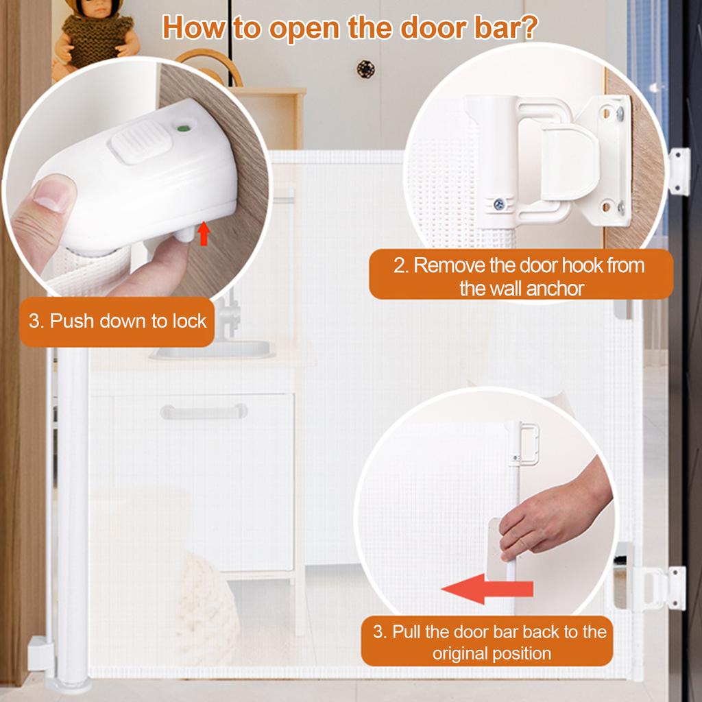 Выдвижные детские ворота Детские защитные ворота Домашние животные Выдвижные ворота для лестниц Дверные проемы Коридоры