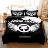 Band Tokio Hotel Bedding Set Quilt Cover Bed Cover with Pillowcase Twin Single Queen King Size Boys Adult Home Textile