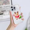 Чехлы для телефонов Ae102 Christmas Happy New Year из гальванизированного стекла для Samsung S25 Ultra iPhone 16 Xiaomi Redmi OPPO Vivo с полной защитой объектива и задней крышкой
