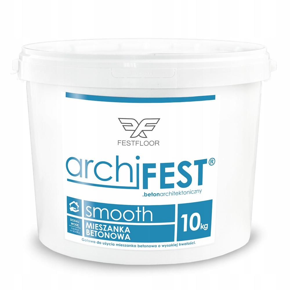 Archifest smooth 10 kg - beton architektoniczny, festloor biały kremowy