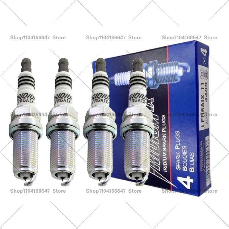 4 шт. Иридиевые свечи зажигания LFR5AIX11 Для Hyundai Для Nissan Для Infiniti Для Yamaha 5343 4469 FK16HQR11 REC10WYPB4