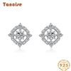 Tancise 925 Sterling Silver Zircon Earrings Drop Earrings For Women Wedding Party Gifts