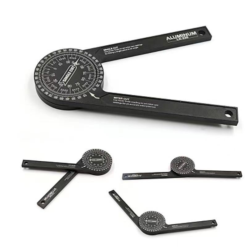 Industrial Grade 360 Horizontal Angle Gauge Protractor for Woodworking & Router Tools Miter Saw & Drill Locator