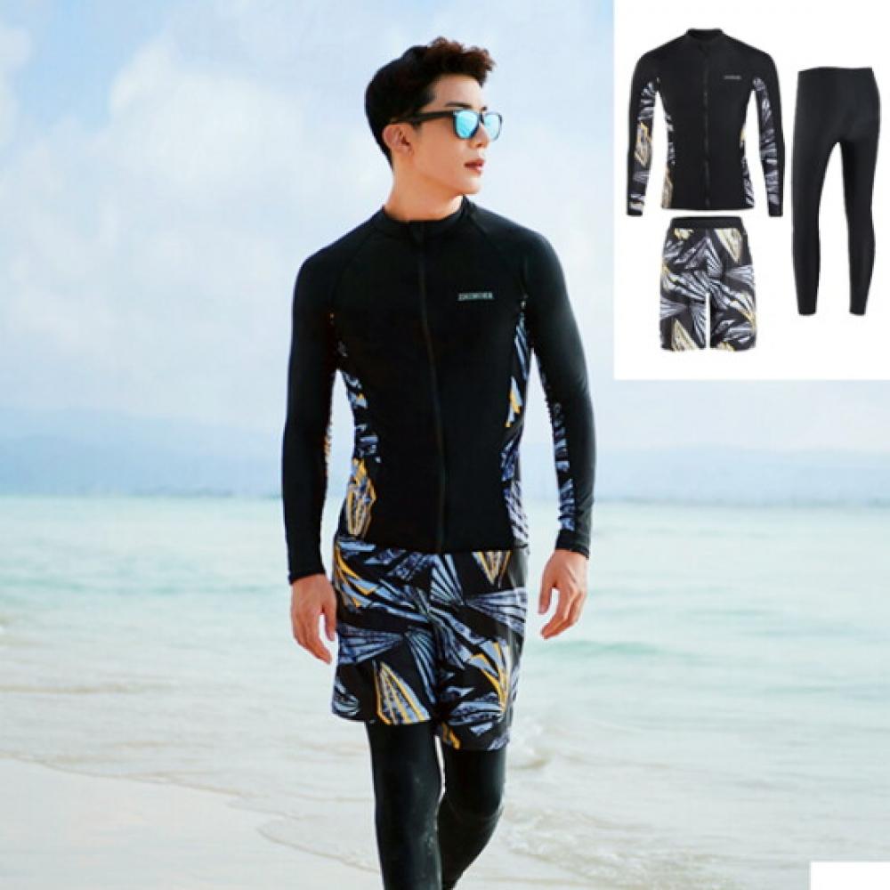 Fruitry Women 5 Piece Rash Guard Set Swimwear Jacket