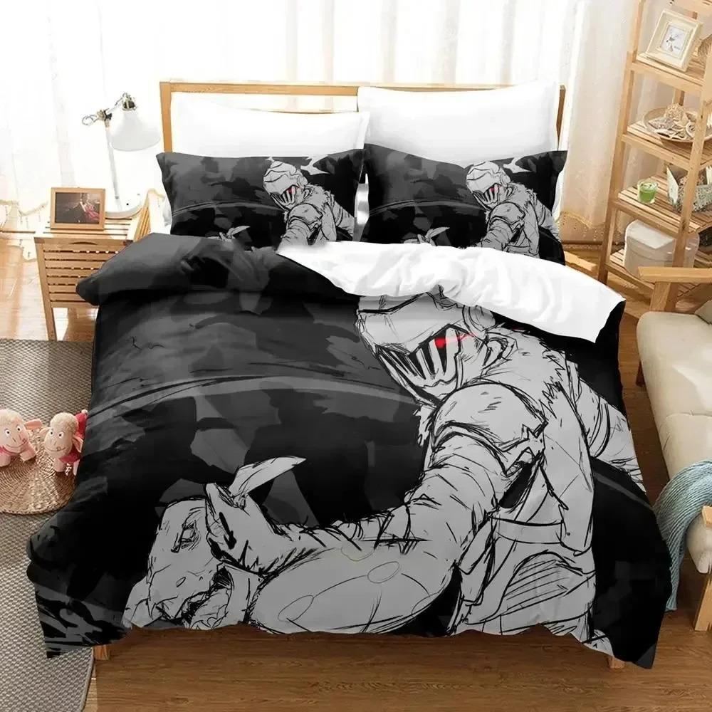 3D Аниме Goblin Slayer Комплект постельного белья Для спальни Мягкие Современные покрывала Удобные Детские Мягкое пододеяльник Удобный пододеяльник И наволочка