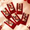 6pcs Chinese Style Money Envelopes 2026 Horse Year Lucky Red Bag Red Packet New Year Celebration