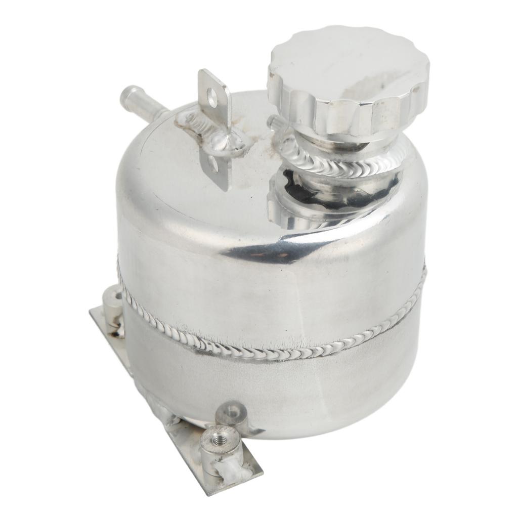 Radiator Coolant Expansion Water Tank Aluminium Alloy Polished Replacement for COOPER S R53 2002‑2006