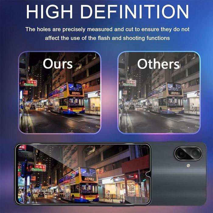 Film de Protection - BOOLING - Compatible Samsung Galaxy A07 - 2 Verres Trempés Caméra Arrière