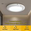 Потолочный светильник с датчиком движения и пультом дистанционного управления, 3 цветовых температуры, регулируемая яркость, простая в установке магнитная беспроводная потолочная лампа