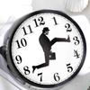Funny Walks Clock Classic Wall Watch Funny Walking Silent Mute Clock Home Dector