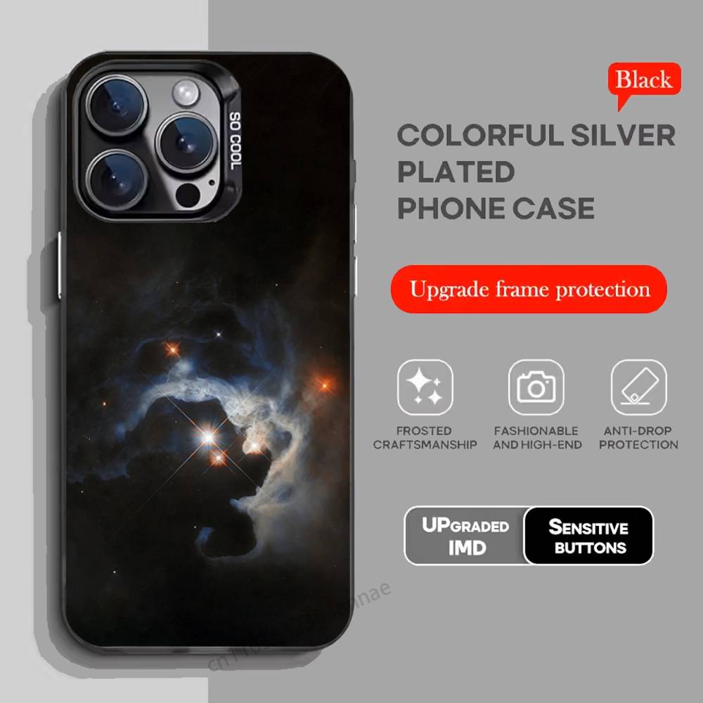 Чехол для телефона 'Звезды Земли Космос' для iPhone 17 11 12 Pro Max Plus Mini Air SE 16e 14 15 16 13 Мягкий