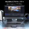 WAVLINK 4K HDMI Карта захвата видео, HDMI видеозахватчик для потоковой передачи в реальном времени с ультранизкой задержкой, потоковой передачи игр, поддерживает VRR, Plug and Play,