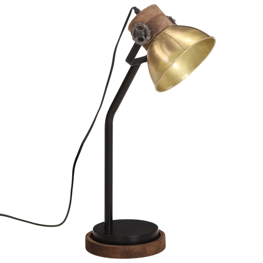 Desk Lamp 25 W Antique Brass Finish 18 x 18 x 60 cm E27 Socket