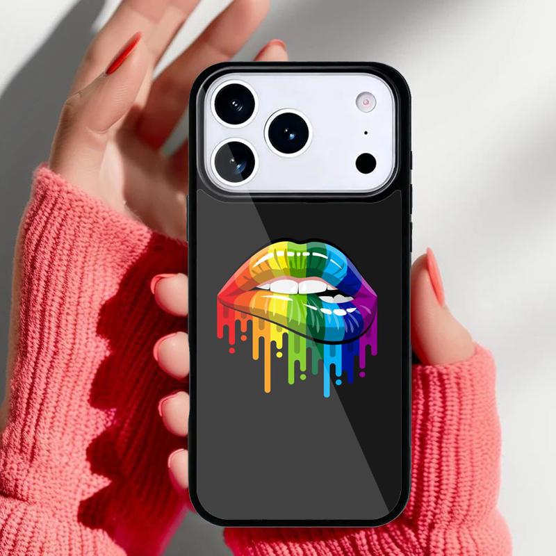 Gay Lesbian LGBT Rainbow Pride Phone Case for iPhone 17 16 15 14 13 Pro Max Back Cover for 12 11 Pro Coque