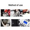 Double Cylinder High Pressure Car   Pump Electric Auto Tyre Inflator Pump Digital Display     Support Pressure Preset Function