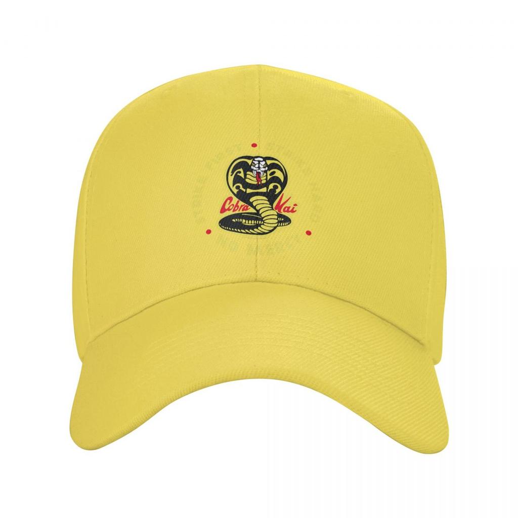 Бейсбольная кепка унисекс с логотипом Cobra Kai Strike First, женская регулируемая унисекс, шляпа унисекс для каратэ, детская шляпа для папы, летние кепки, шляпы Snapback