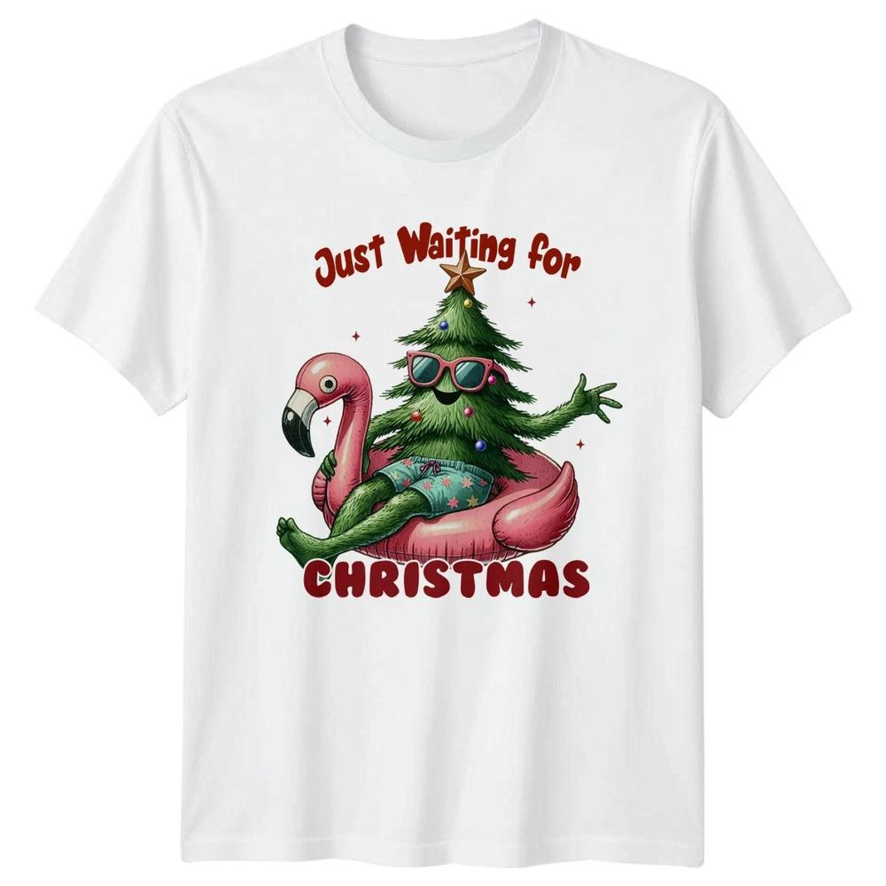 Just Waiting For Christmas Holiday Christmas Unisexs TShirt Unisexs Tee Top