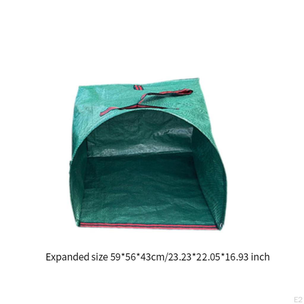 Мешок для сбора листьев в саду, совок для сбора мусора, многоразовые легкие садовые мешки, тип совок для мусора