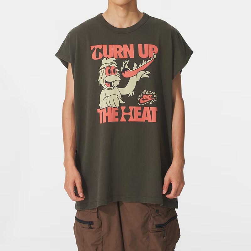 Nike Мягкая Удобная Дышащая Футболка с Коротким Рукавом Мужские Топы HQ9255-355