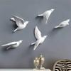 3D Resin Bird Wall Hanging – Cute Bird Decor for Living Room, Bedroom & Hallway